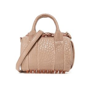 Alexander Wang | mini Rockie in Latte/Rose Gold
